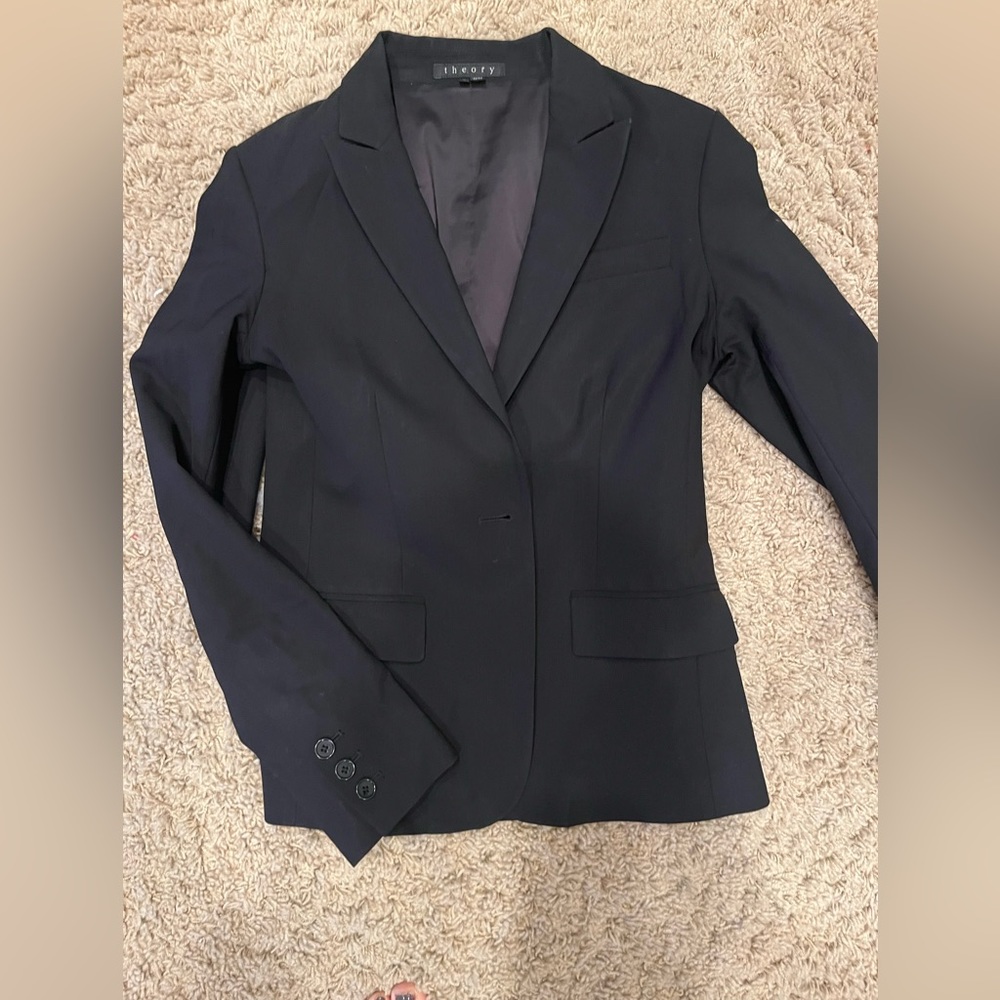 Theory Black Blazer